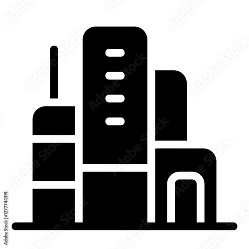 City Solid Icon