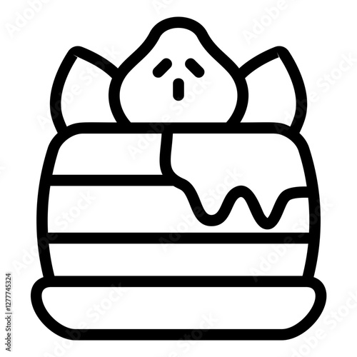 Dessert Line Icon