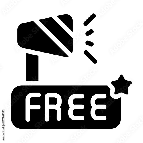 Giveaway Solid Icon