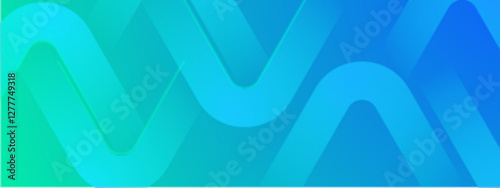 Blue and green abstract background with artistic shapes and patterns. Perfect for modern design projects or social media graphics.
