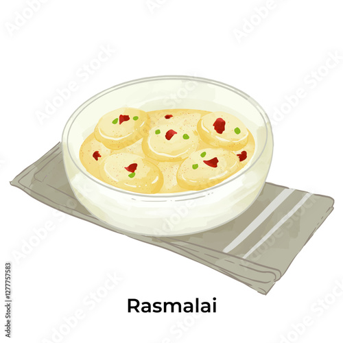 Indian Popular Sweets Rasmalai