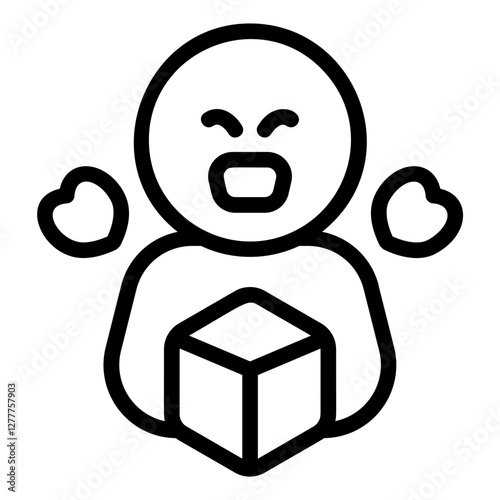 Satisfied Line Icon