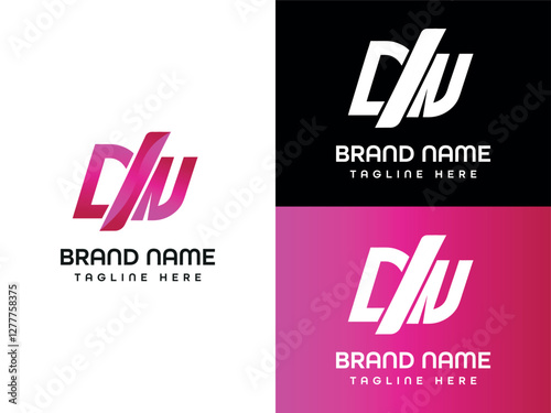 D W Monogram Logo Design