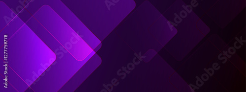 dark purple abstract background with overlapping squares. Great for modern designs, geometric patterns, digital art projects, web banners, and social media graphics.