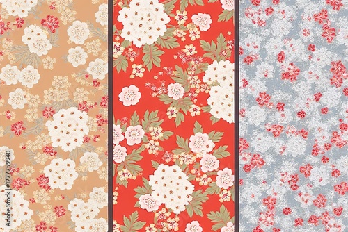 A Japanese Kimono Patterns