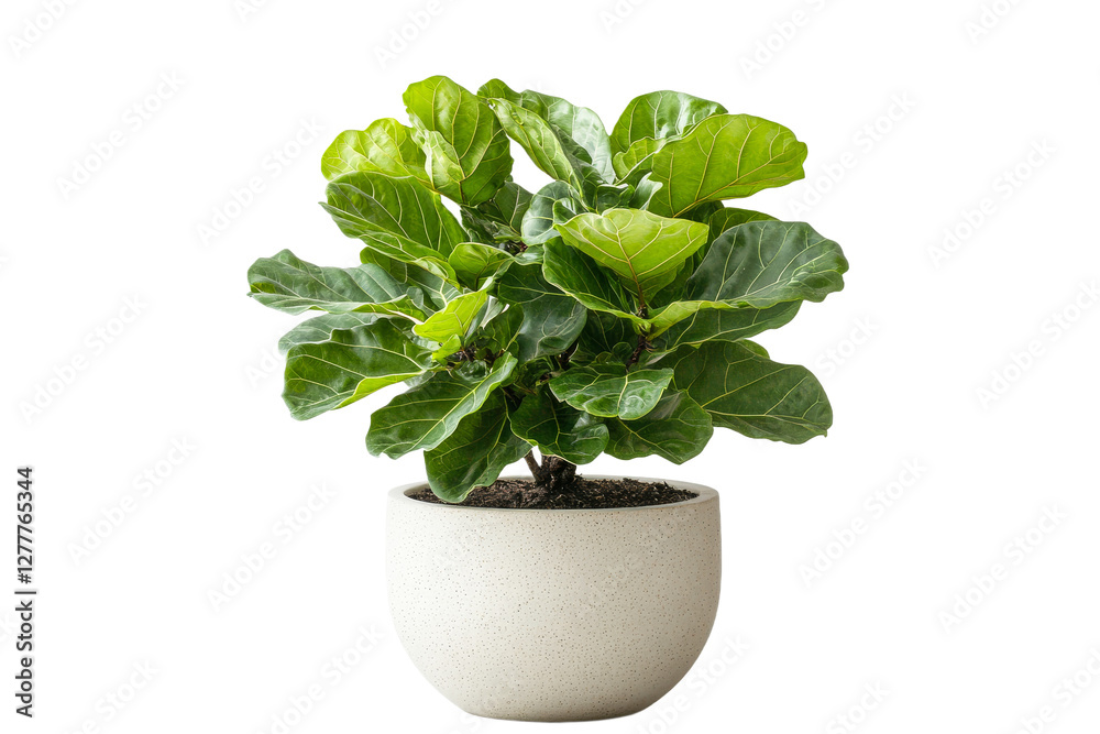 Fiddle leaf fig tree growing in pot indoors Fiddle leaf fig tree growing in pot indoors