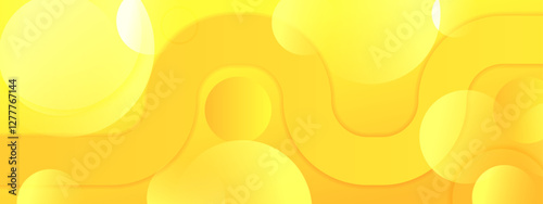 Yellow abstract background with various shapes. Suitable for graphic design projects, social media posts, and artistic presentations. Great for modern and vibrant designs.