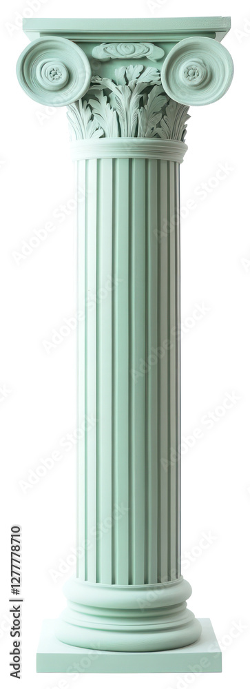 PNG Pastel green Greek ancient column pillar architecture greek.