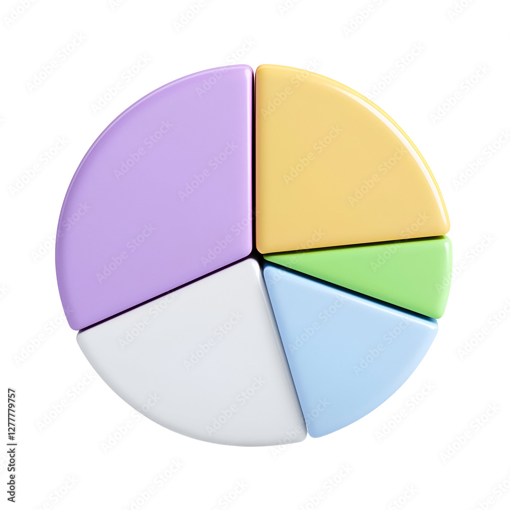 Colorful Circular Chart Representation of Data Segmentation Analysis Colorful Circular Chart Representation of Data Segmentation Analysis