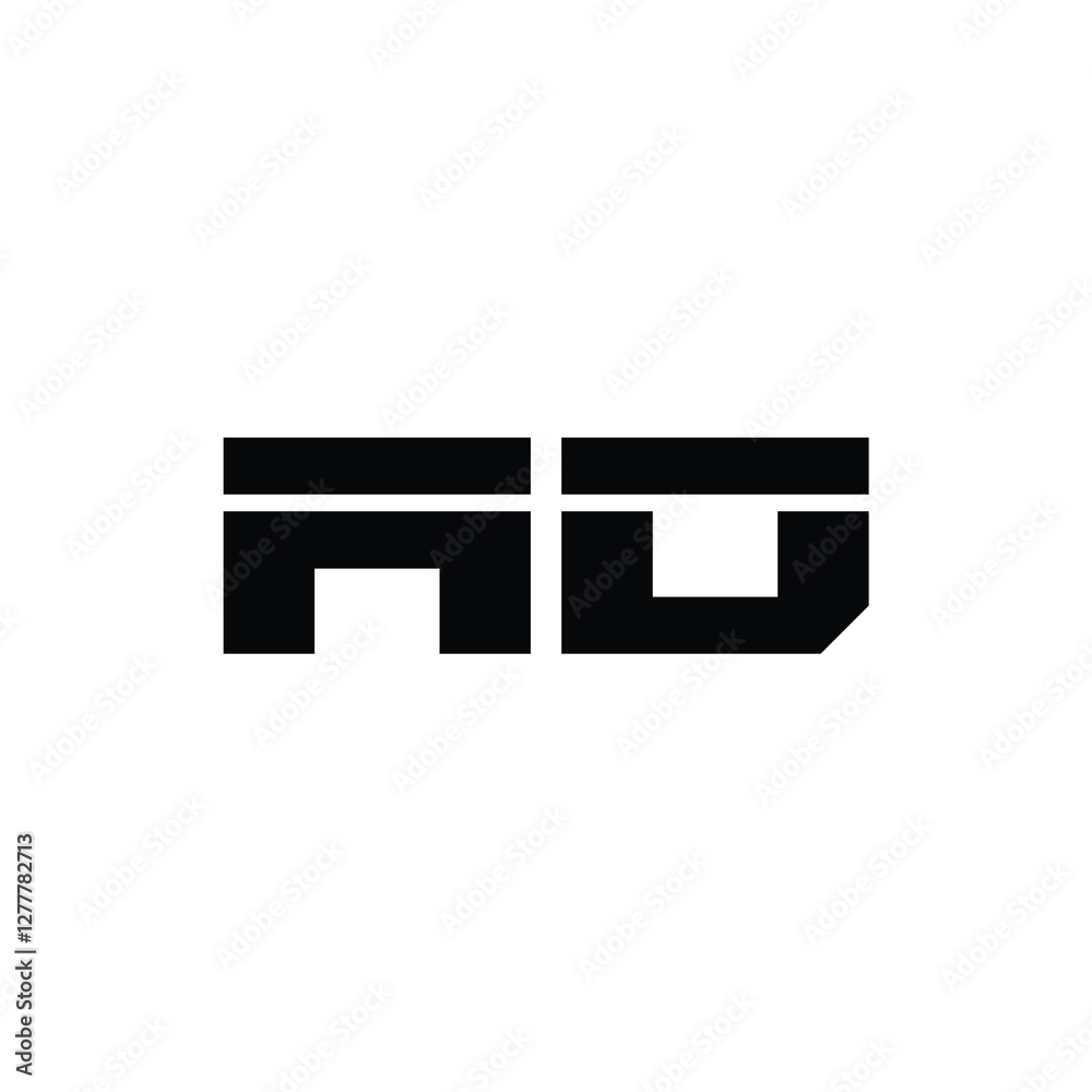 AD monogram logo design letter text name symbol monochrome logotype alphabet character simple logo AD monogram logo design letter text name symbol monochrome logotype alphabet character simple logo