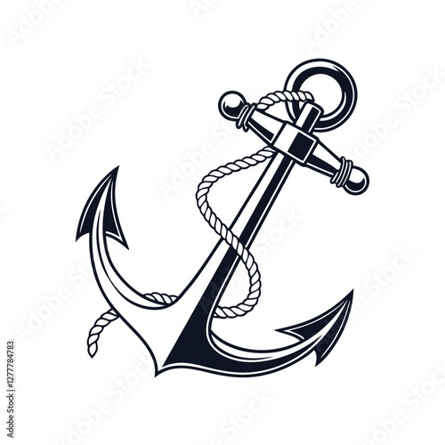 anchor on white background