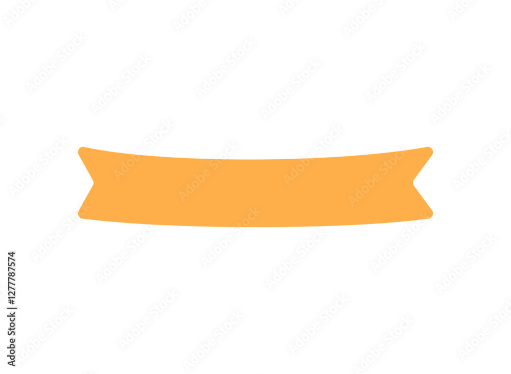 Illustration of an Decorative Ribbon Banner Illustration of an Decorative Ribbon Banner