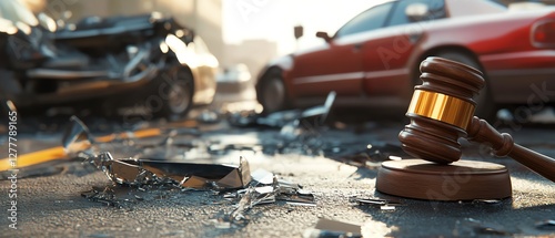 Legal implications after a serious car crash.