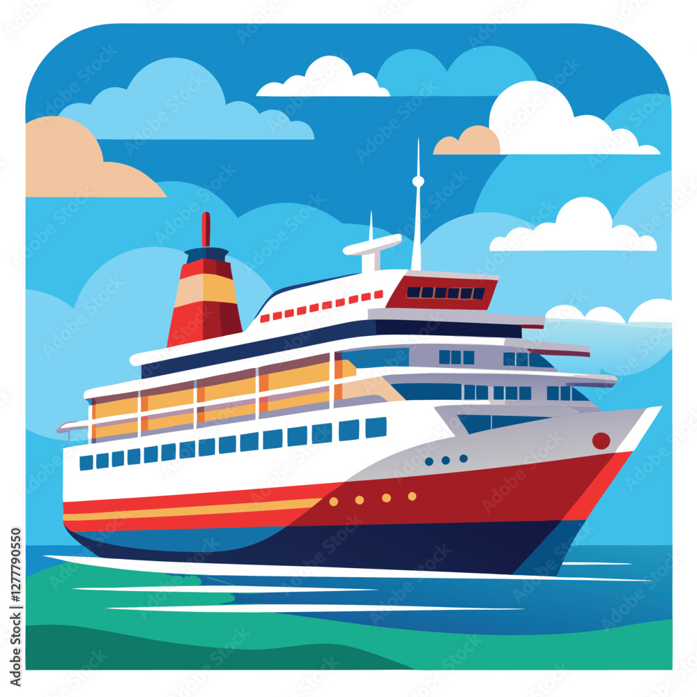 cruise ship vector cruise ship vector