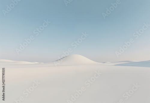 A minimalist mountain
