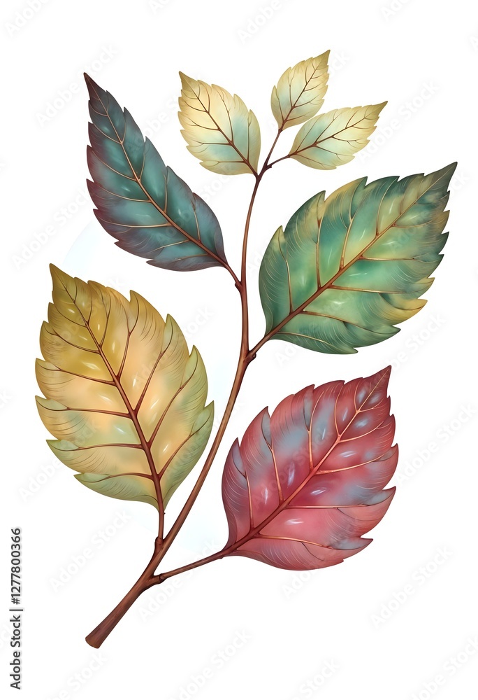 Obraz premium set of leaves