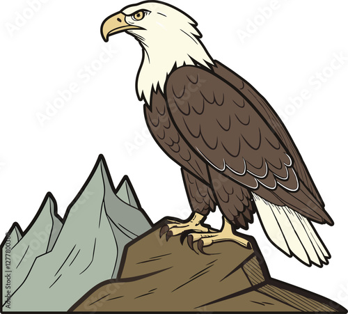 bald eagle, the symbol of strength and freedom