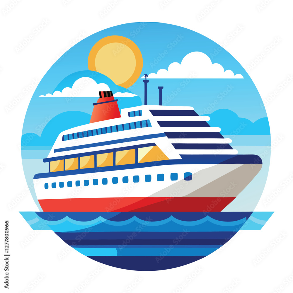 cruise ship vector cruise ship vector
