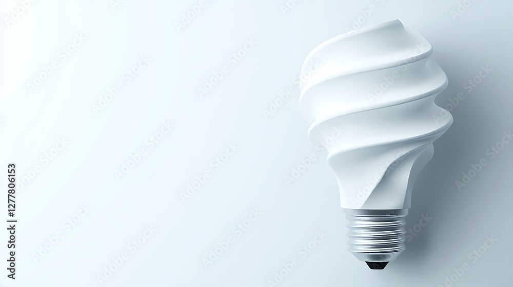 Creative Vector Design of a Lightbulb with an Abstract Twist Creative Vector Design of a Lightbulb with an Abstract Twist