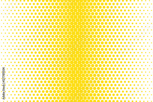 simple abstract light yellow color small polka dot halftone pattern a white background with a lot of dots on it with a pattern of dots that can be used as a background or texture