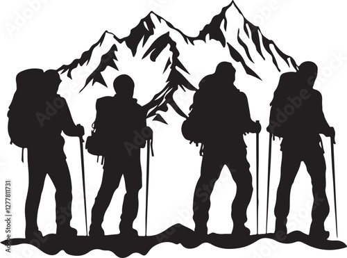 Epic Ascent: Reaching the Mountain Peak"
