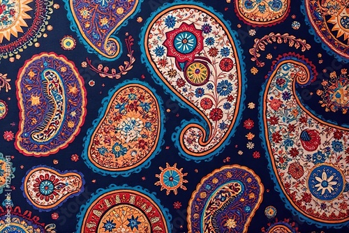 A indian Paisley Motifs