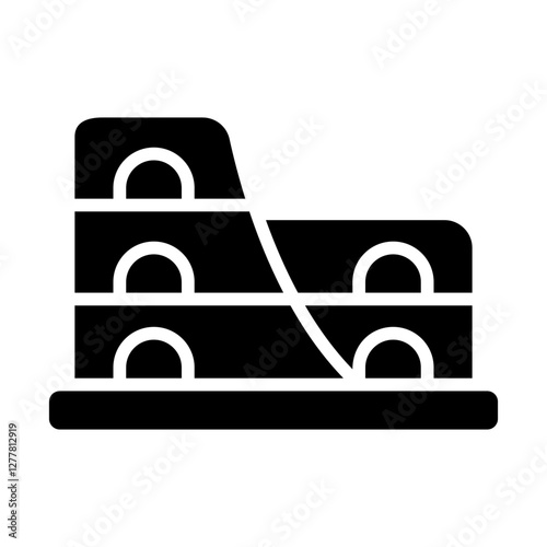 Colosseum Solid Icon
