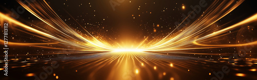 abstract background with rays