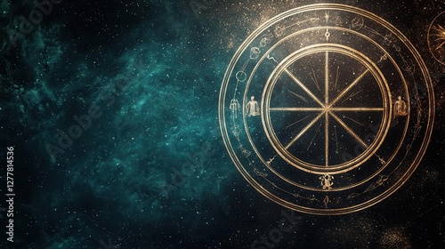 The Wheel of Fortune tarot card, a mystical wheel with symbolic figures, representing fate, destiny, and cycles of change, highdetail illustration for tarot lovers