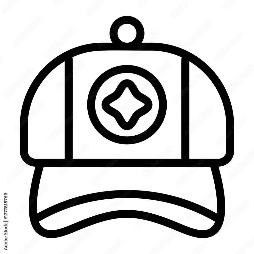 Obraz premium Hat Line Icon