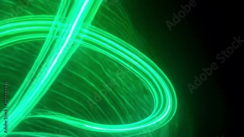 abstract green wave background