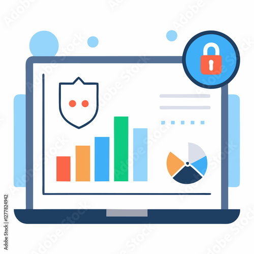 Cybersecurity analytics dashboard displaying real threat data for smart defense