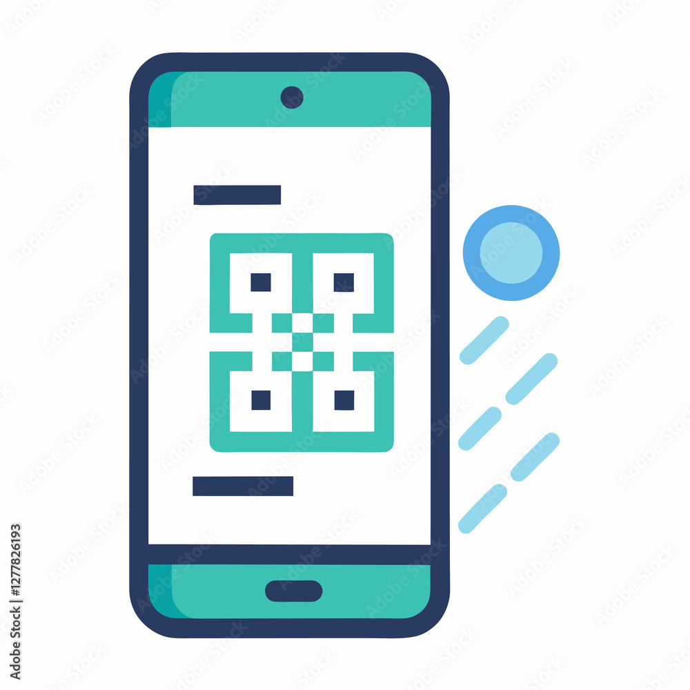 Mobile phone scanning qr code for fast digital payment verification Mobile phone scanning qr code for fast digital payment verification