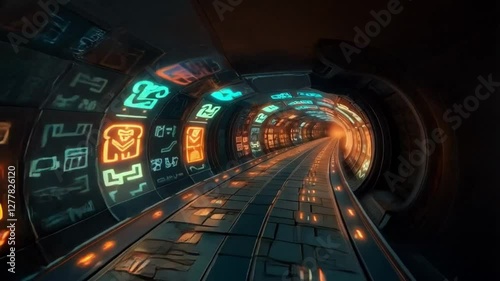 fast moving train in motion