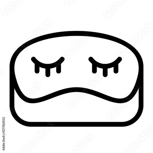 Sleep Mask Line Icon