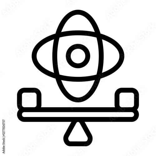 Stabilization Line Icon