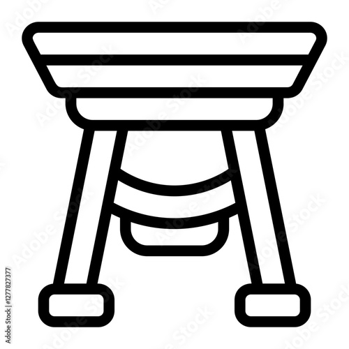 Torii Gate Line Icon
