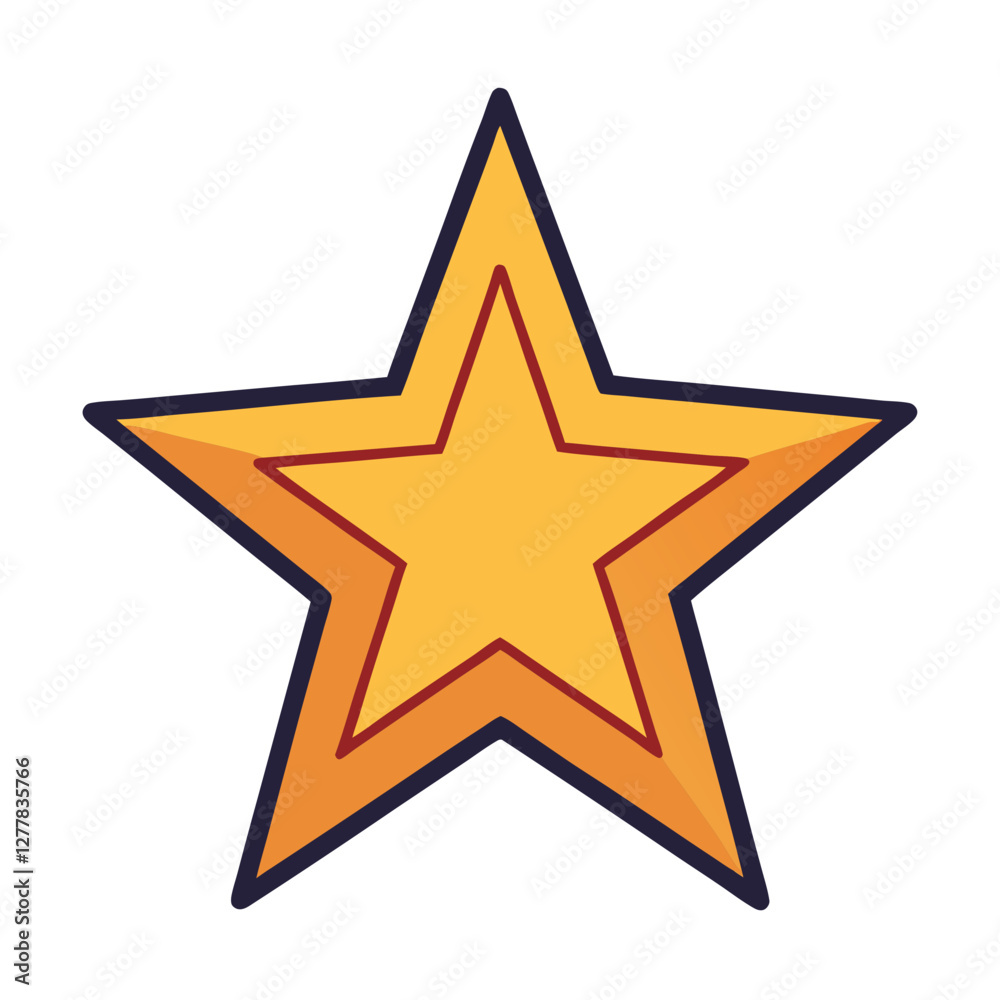 Simple Orange Star with Bold Outline, A clean and bold orange star design with a strong outline, representing simplicity, clarity, and brightness.
Simple Orange Star with Bold Outline, A clean and bold orange star design with a strong outline, representing simplicity, clarity, and brightness.