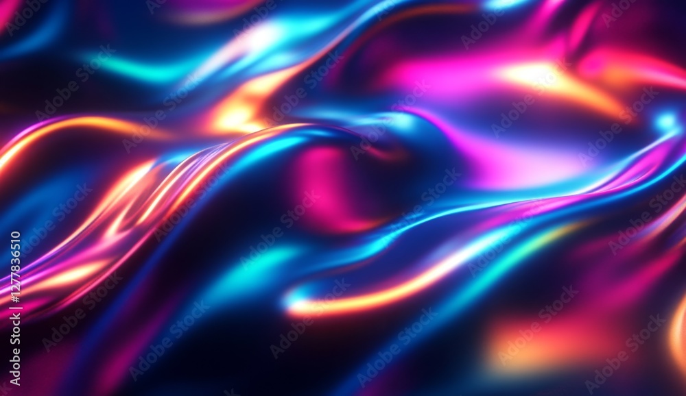 Neon liquid swirls, abstract background, vibrant texture, digital art, design element Neon liquid swirls, abstract background, vibrant texture, digital art, design element