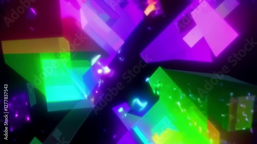 disco lights background loop