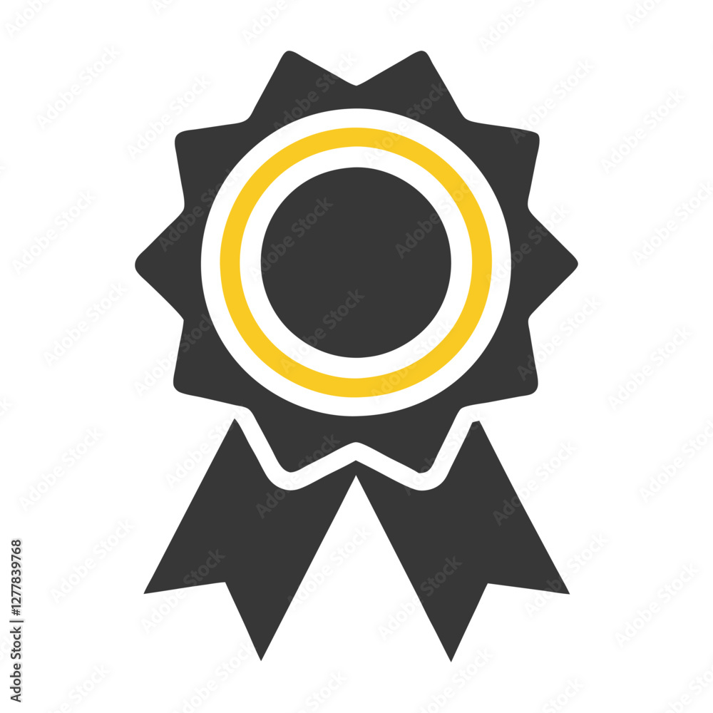 Simple minimalist Award icon-Ribbon vector design Simple minimalist Award icon-Ribbon vector design