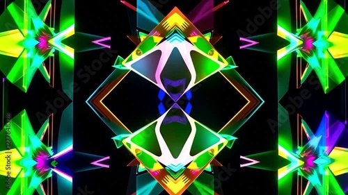 abstract background with colorful stars