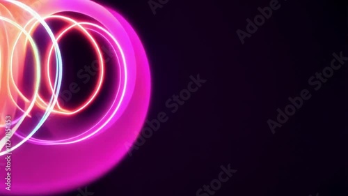 abstract background with glowing lines