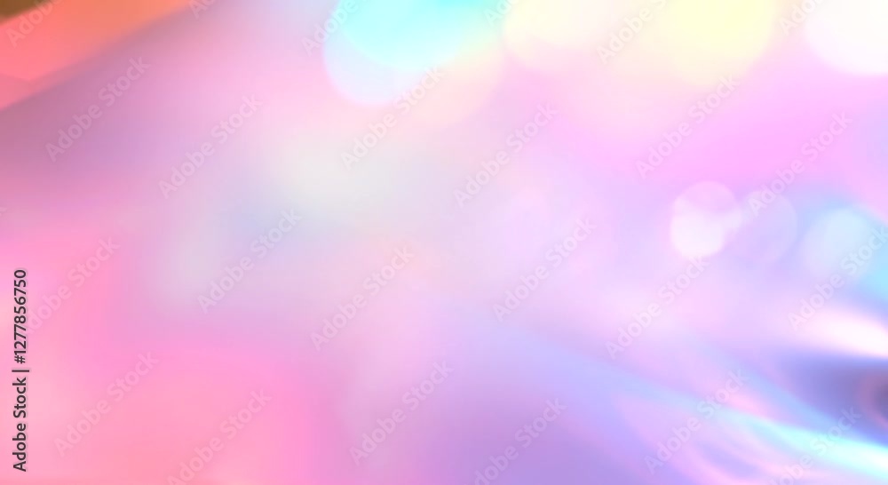 Holographic pink textile, bokeh background, abstract texture, design element