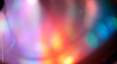 Abstract colorful light bokeh blur background