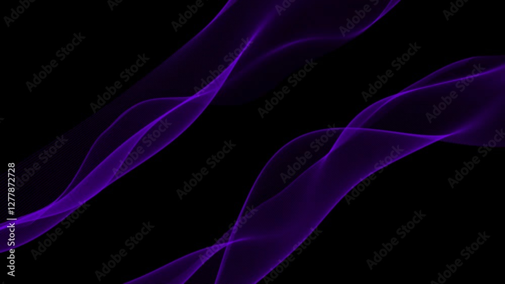 Purple color wavy lines silk textured gradient design loop able geometrical background for presentation Purple color wavy lines silk textured gradient design loop able geometrical background for presentation