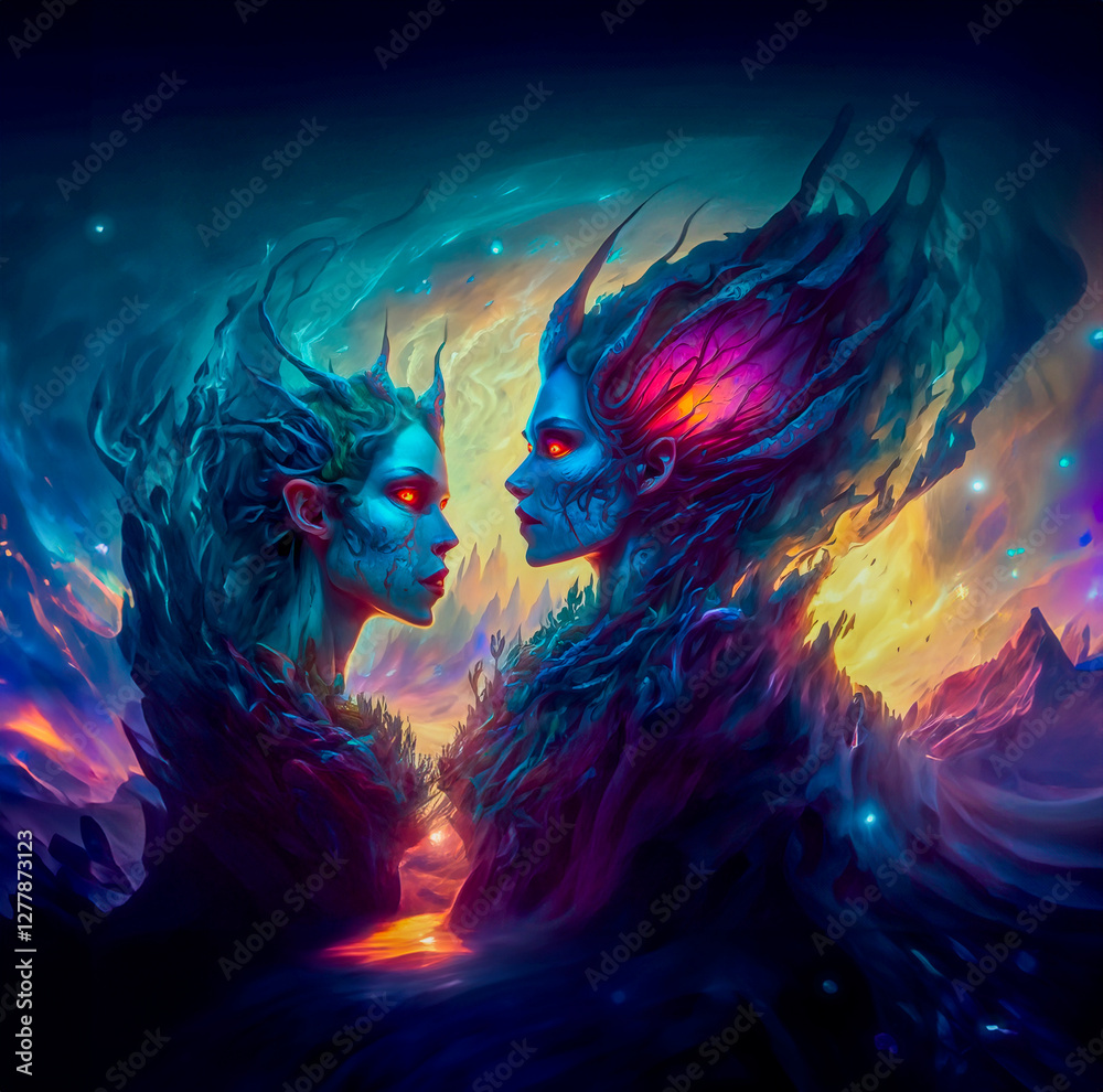 Fire witches Concept