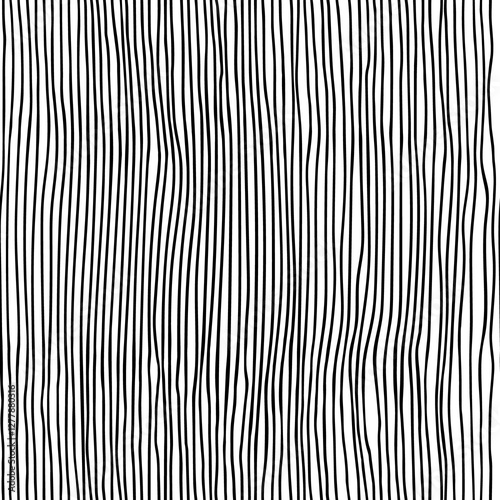 Black and white pattern of lines. Seamless pattern with hand drawn lines.