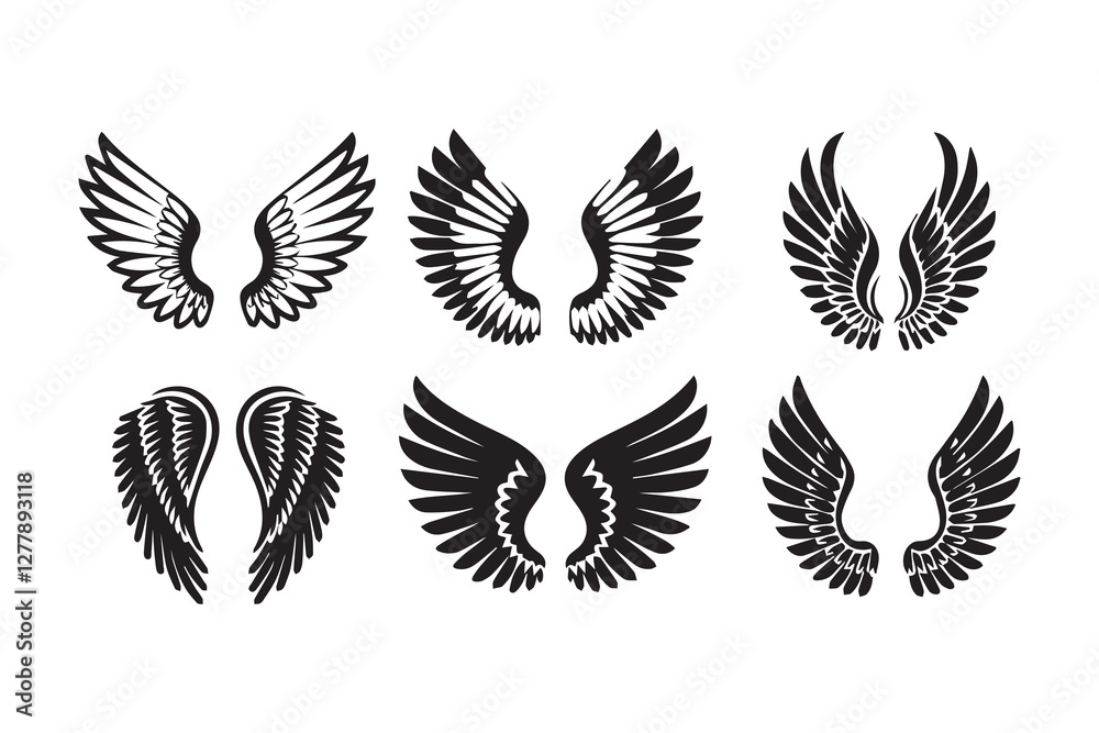Obraz premium Angel Wings Illustration vector