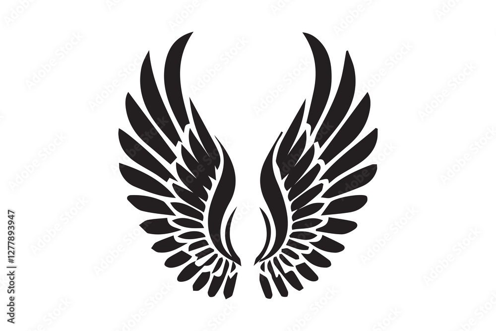 Fototapeta premium Angel Wings Illustration vector